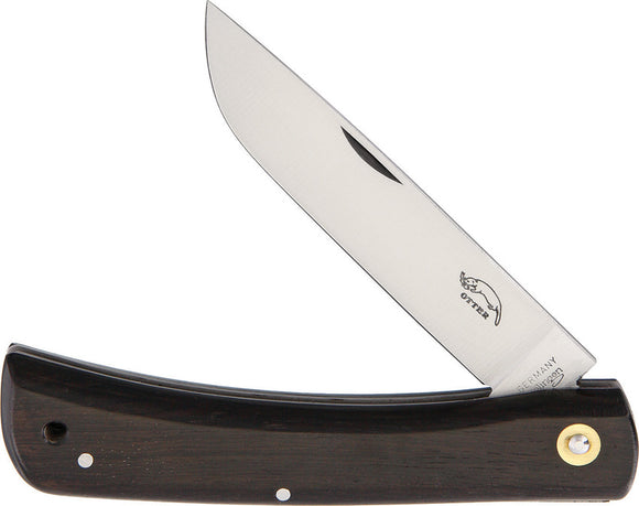 OTTER-Messer Large Hippekniep Black Folding Carbon Steel Pocket Knife 142