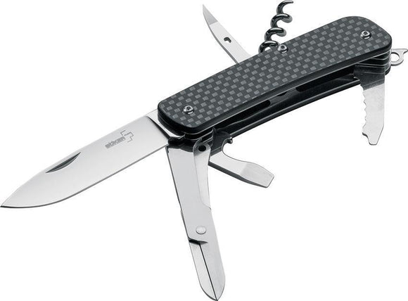 Boker Plus Tech Tool Carbon Fiber 3 Multipurpose Folding Pocket Knife