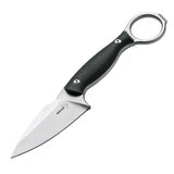 Boker Plus Accomplice Stainless Fixed Sandvik Blade Black G10 Knife