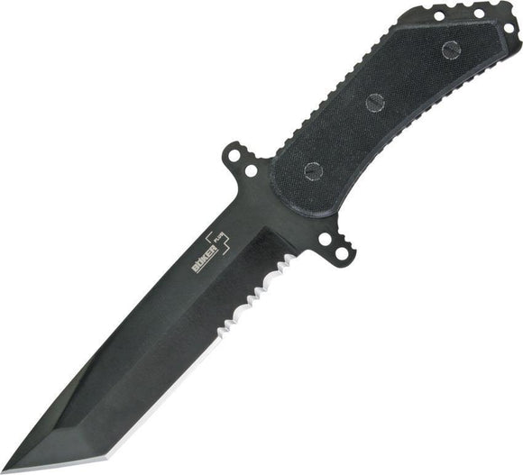 Boker Plus Armed Forces Tactical Tanto Black TiNi Stainless Fixed Knife