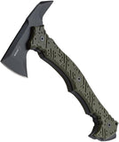 Boker Plus Chicken Hawk Sk5 Carbon Steel Fixed Ax Head Green Handle Axe