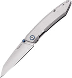 Ruike P831-SF Framelock Gray Handle Satin 14C28N Stainless Folding Knife