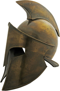 Gold Gladiator Replica Helmet 18 Gauge Steel Construction 910984
