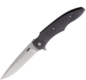 Patriot Bladewerx Lincoln Linerlock Harpoon Carbon Fiber Folding Knife 945cf  -On Sale