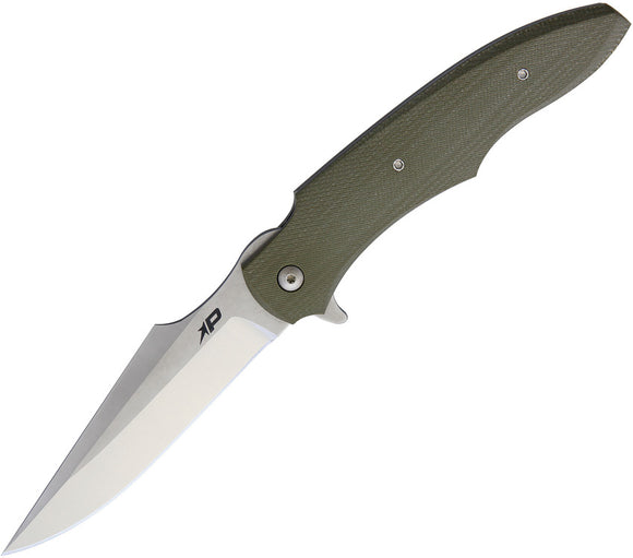 Patriot Bladewerx Lincoln Linerlock OD Green Folding Knife 950OD