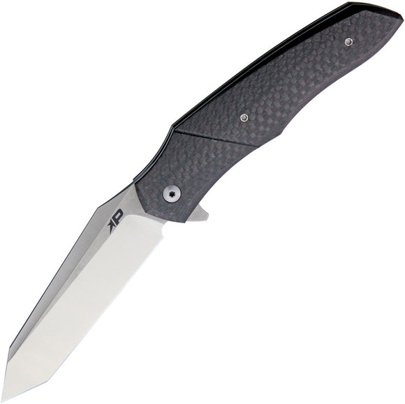 Patriot Bladewerx Ambassador  Checkered  Carbon Fiber Folding Knife 970cf