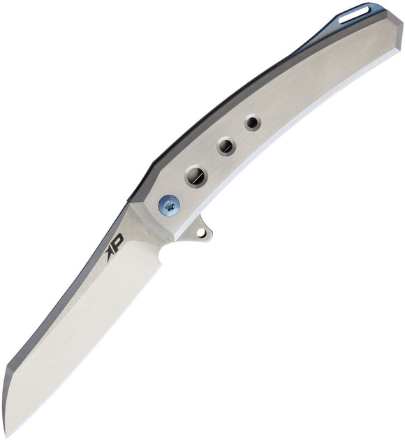 Patriot Bladewerx Davis Satin Titanium Folding S35VN Pocket Knife 980S