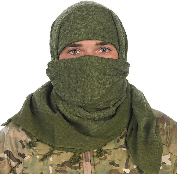 Camcon Shemagh Desert Headwear Eye Protection Cotton Olive Scarf 61032