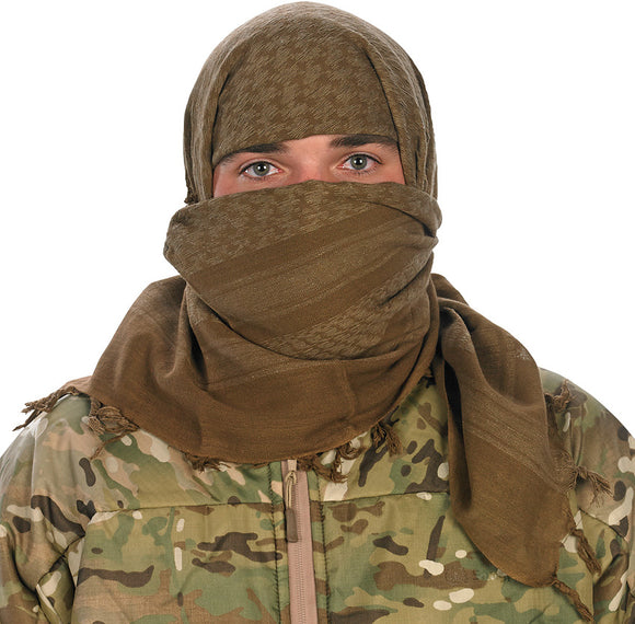 Camcon Shemagh Desert Headwear Eye Protection Cotton Coyote Scarf 61034