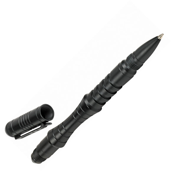 Camcon Black Tactical Aluminum Pen w/ Glass Breaker Tip 72020