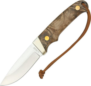SCHRADE Iron WOOD PRO Hunter Drop Pt 8" Fixed Blade Full Tang Knife