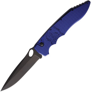 Piranha Knives Automatic Predator Green Button Lock Knife