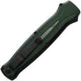 Piranha Knives Automatic Rated-R Knife OTF Green Aluminum Black 154CM Blade CP19GT