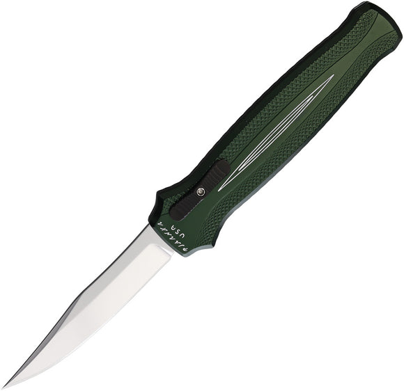 Piranha Knives Automatic Rated-R Knife OTF Green Aluminum 154CM Blade CP19G