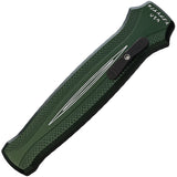 Piranha Knives Automatic Rated-R Knife OTF Green Aluminum 154CM Blade CP19G