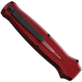 Piranha Knives Automatic Rated-R Knife OTF Red Aluminum Black 154CM Blade CP19RT