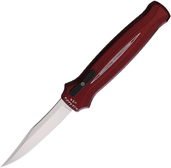 Piranha Knives Automatic Rated-R Knife OTF Red Aluminum 154CM Blade CP19R