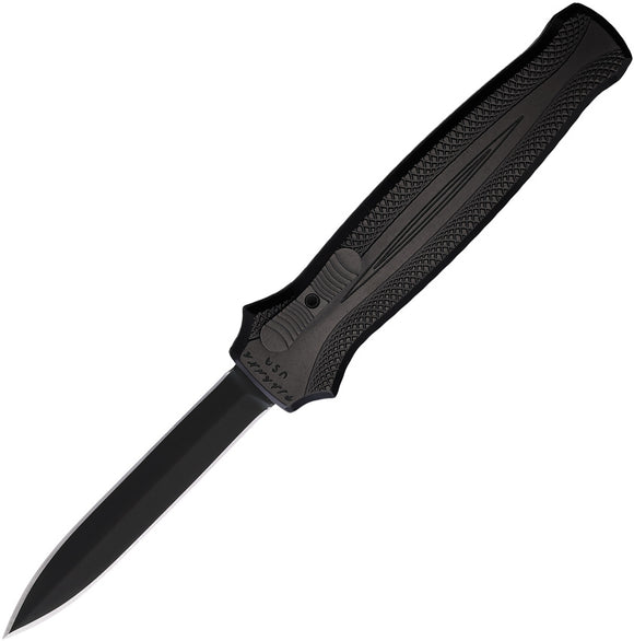 Piranha Knives Automatic Rated-X Tactical Knife OTF Blackout Aluminum 154CM Blade CP20BKT
