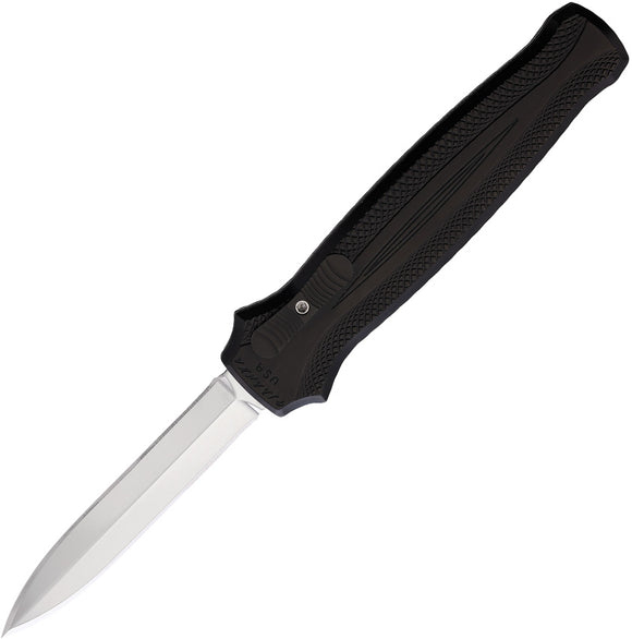 Piranha Knives Automatic Rated-X Knife OTF Black Aluminum 154CM Blade CP20BK