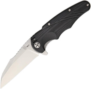 Lion Steel PM4 Linerlock German Niolox Tool Steel Black G10 Folding Knife