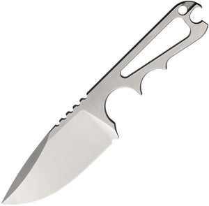PMP Knives 7" Pitbull Finger Grooved handle D2 Neck Knife + Sheath 001