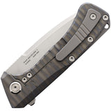 PMP Knives Revenge II Framelock Flame Titanium Folding M390 Pocket Knife 012