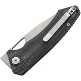 PMP Knives Spartan Linerlock Black Micarta Folding Bohler N690 Pocket Knife 014