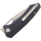 PMP Knives Spartan Linerlock Black G10 Folding Bohler N690 Pocket Knife 017