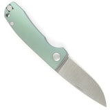 PMP Knives Harmony Pocket Knife Slip Joint Green Titanium Folding M390 035