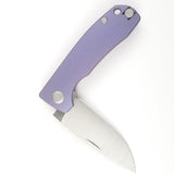 PMP Knives Harmony Pocket Knife Slip Joint Purple Titanium Folding M390 036