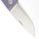 PMP Knives Harmony Pocket Knife Slip Joint Purple Titanium Folding M390 036