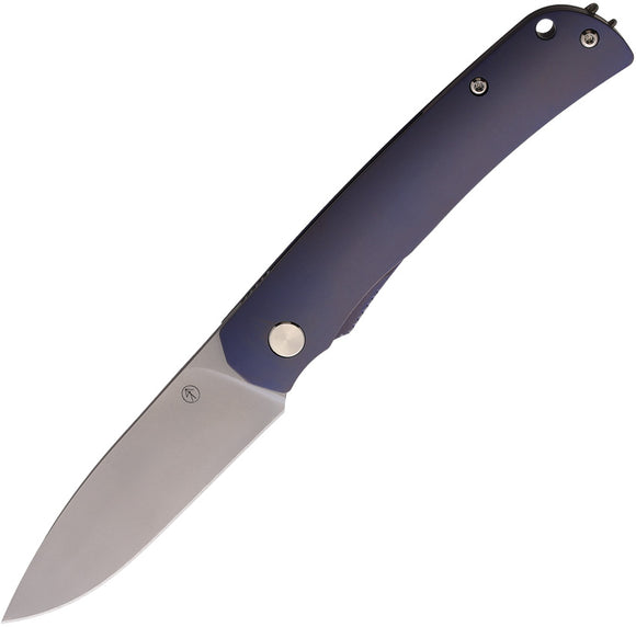 PMP Knives User II Pocket Knife Framelock Purple Folding S90V Steel 044