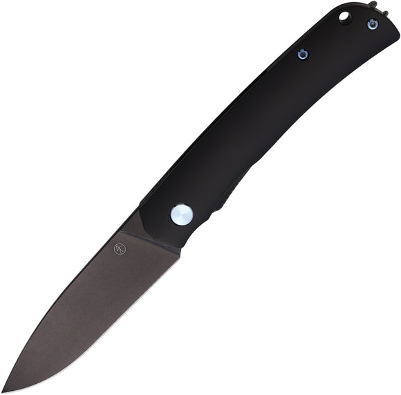 PMP Knives User II Pocket Knife Framelock Black Folding S90V Steel 048