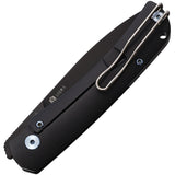 PMP Knives User II Pocket Knife Framelock Black Folding S90V Steel 048