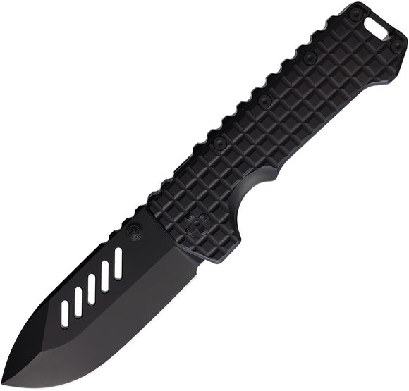 PMP Knives Kodiak Framelock Black Titanium Folding M390 Pocket Knife 065