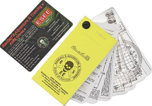 ESEE Knives Randall's Adventure & Training Set of 7 Pocket Navigation Cards