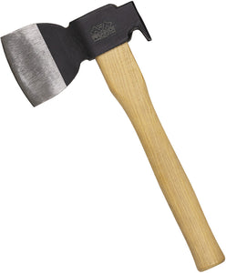 Prandi USA Style Hatchet Tan Smooth American Hickory Carbon Steel Axe 0709B