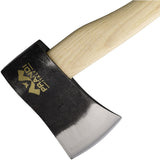 Prandi Yankee Hatchet Tan Smooth American Hickory Carbon Steel Axe 43092T