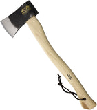 Prandi Yankee Hatchet Tan Smooth American Hickory Carbon Steel Axe 43092T