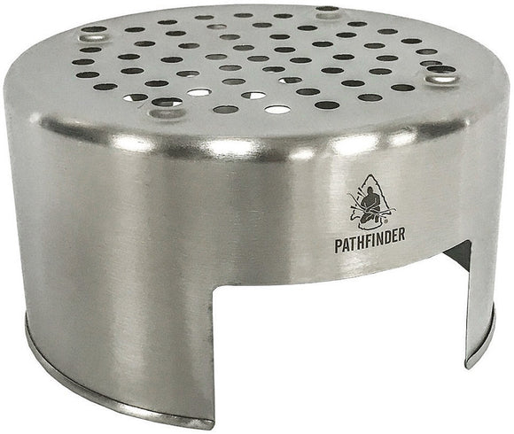 Pathfinder Stainless Stand Alone Outdoor Bush Camping Pot Stove H021