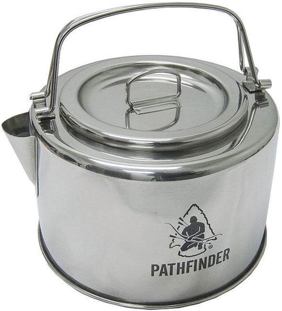 Pathfinder Stainless Steel Camping & Hiking 1.2L Cooking Kettle H024