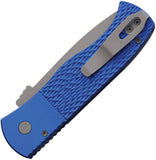 Pro Tech Automatic Emerson CQC7 Knife Blue Aluminum 154CM Chisel Tanto Blade E7T05BLUE