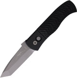 Pro Tech Automatic Emerson CQC7 Knife Black Aluminum 154CM Tanto Blade E7T05