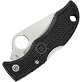 Spyderco Ladybug 3 Lockback Stainless Folding Blade Black Handle Knife LBKP3