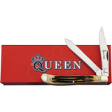 Queen Slim Trapper Winterbottom Jigged Bone Folding Stainless Pocket Knife 30WB