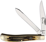 Queen Slim Trapper Winterbottom Jigged Bone Folding Stainless Pocket Knife 30WB