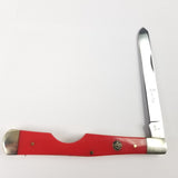 Queen Easy Open Red Slip Joint Folding Pocket Knife 62r