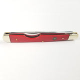 Queen Easy Open Red Slip Joint Folding Pocket Knife 62r