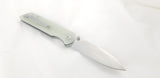 QSP Knives Parrot Linerlock Jade G10 Folding D2 Steel Spear Pt Pocket Knife 102H
