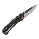 QSP Copperhead Black G10 Linerlock 14c28n Black Folding Knife 109b